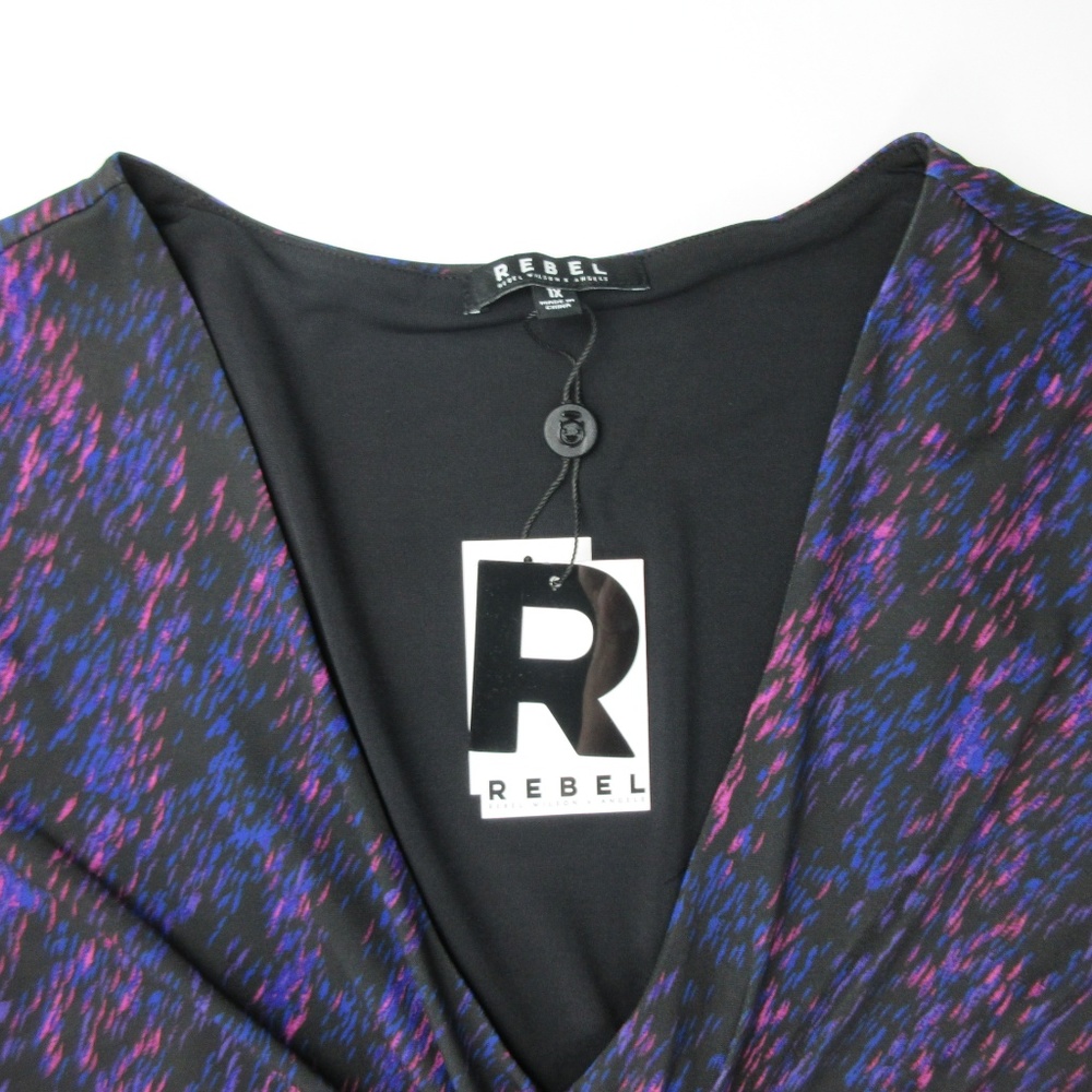 Chic Long Sleeve Purple Dress - Picture 7 of 7